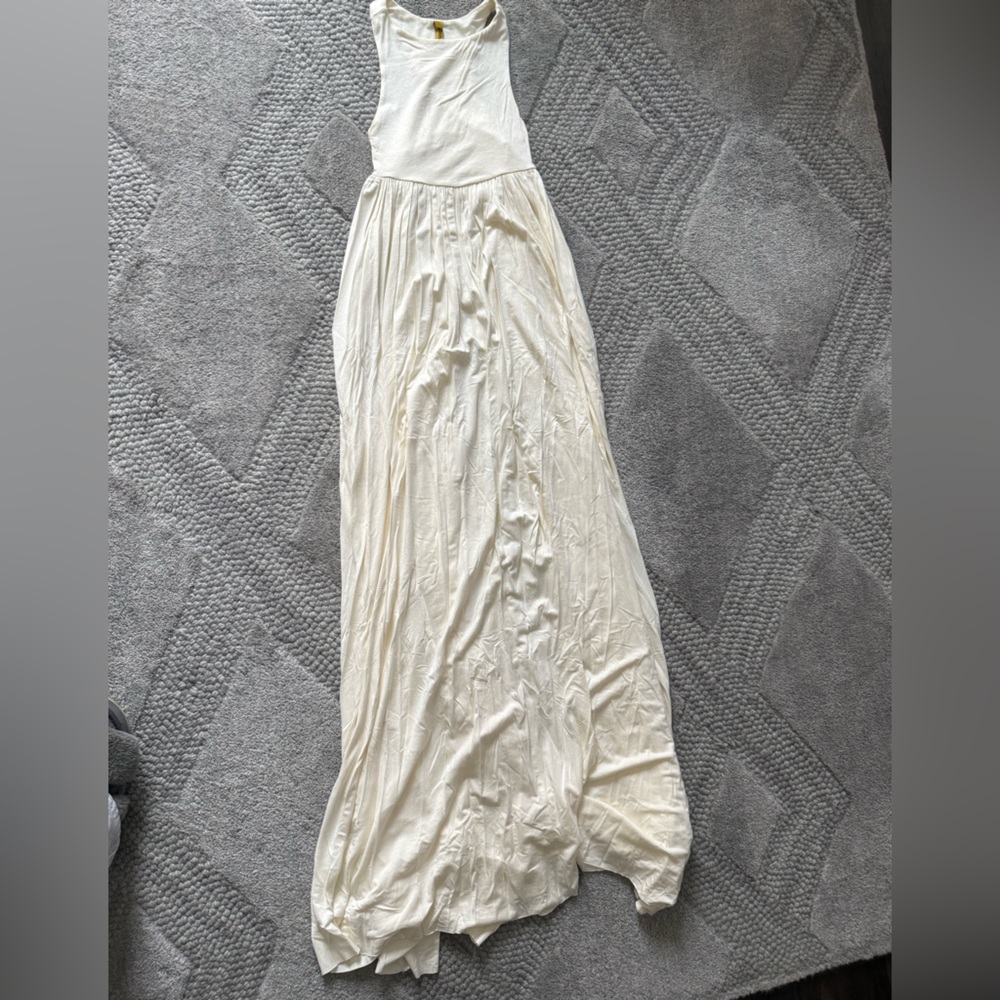 Rachel Pally. Cream long maxi dress Size 4. Modal and spandex. Like new